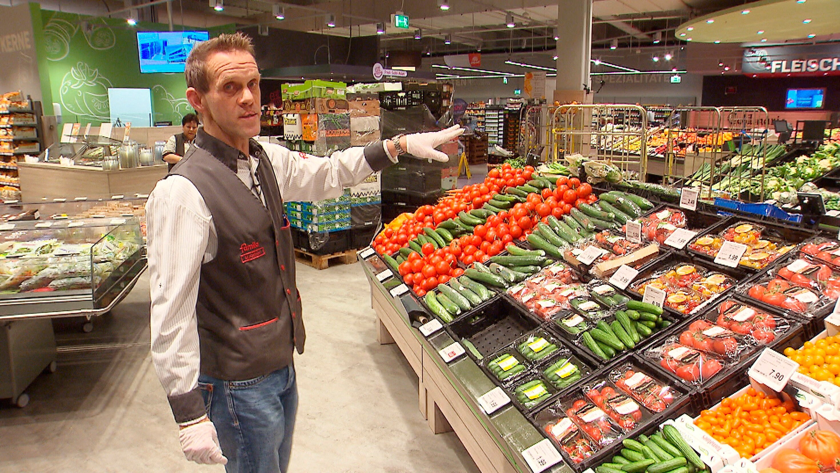 Wie geht das? Nachschub für den Supermarkt
