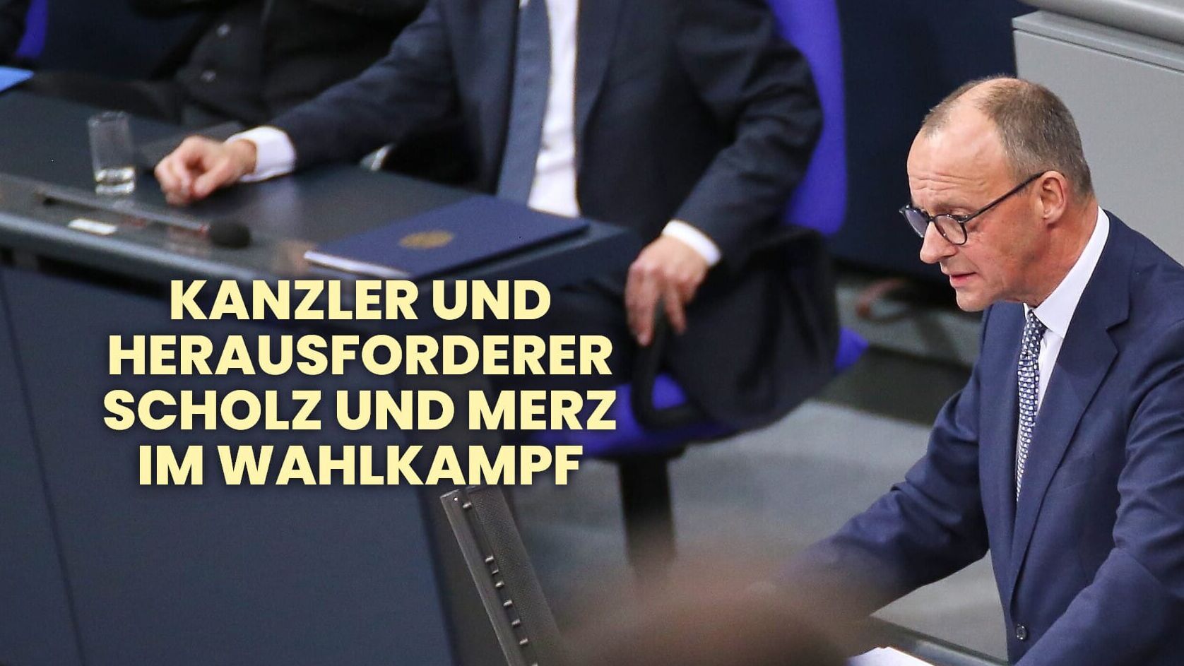 Kanzler und Herausforderer – Scholz und Merz im Wahlkampf