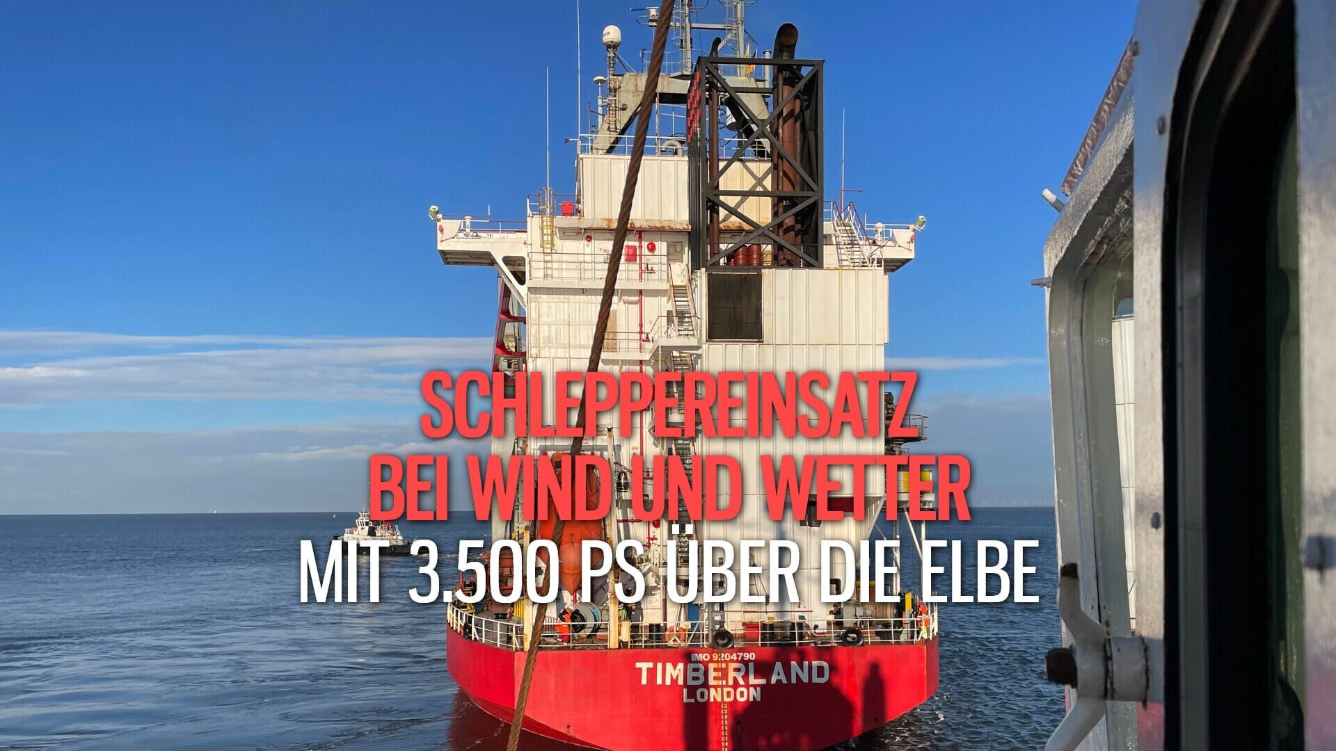 Schleppereinsatz bei Wind und Wetter