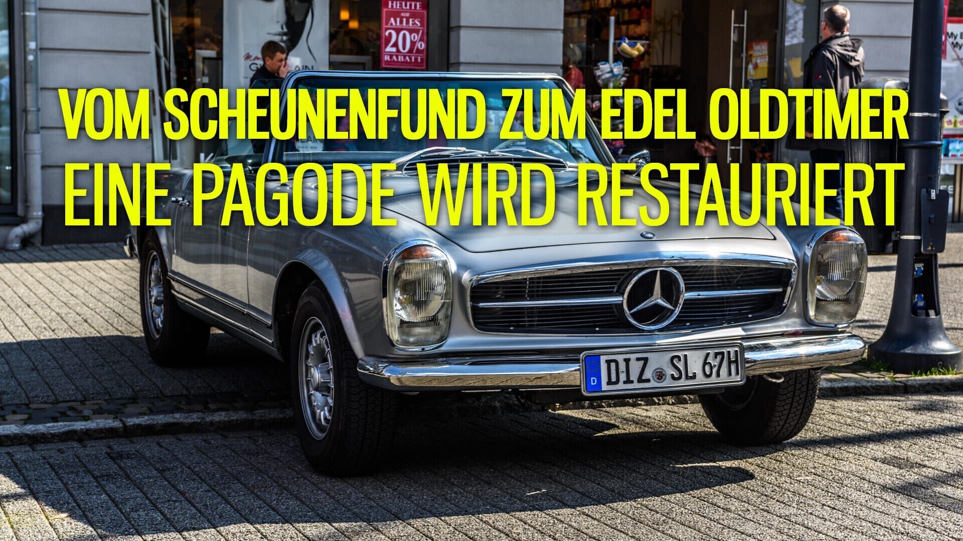 Vom Scheunenfund zum Edel-Oldtimer – Eine Pagode wird restauriert