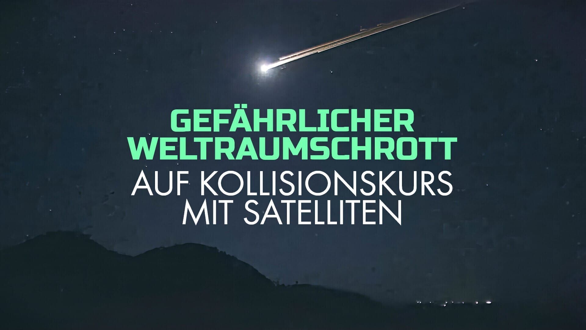 Gefährlicher Weltraumschrott Auf Kollisionskurs mit Satelliten