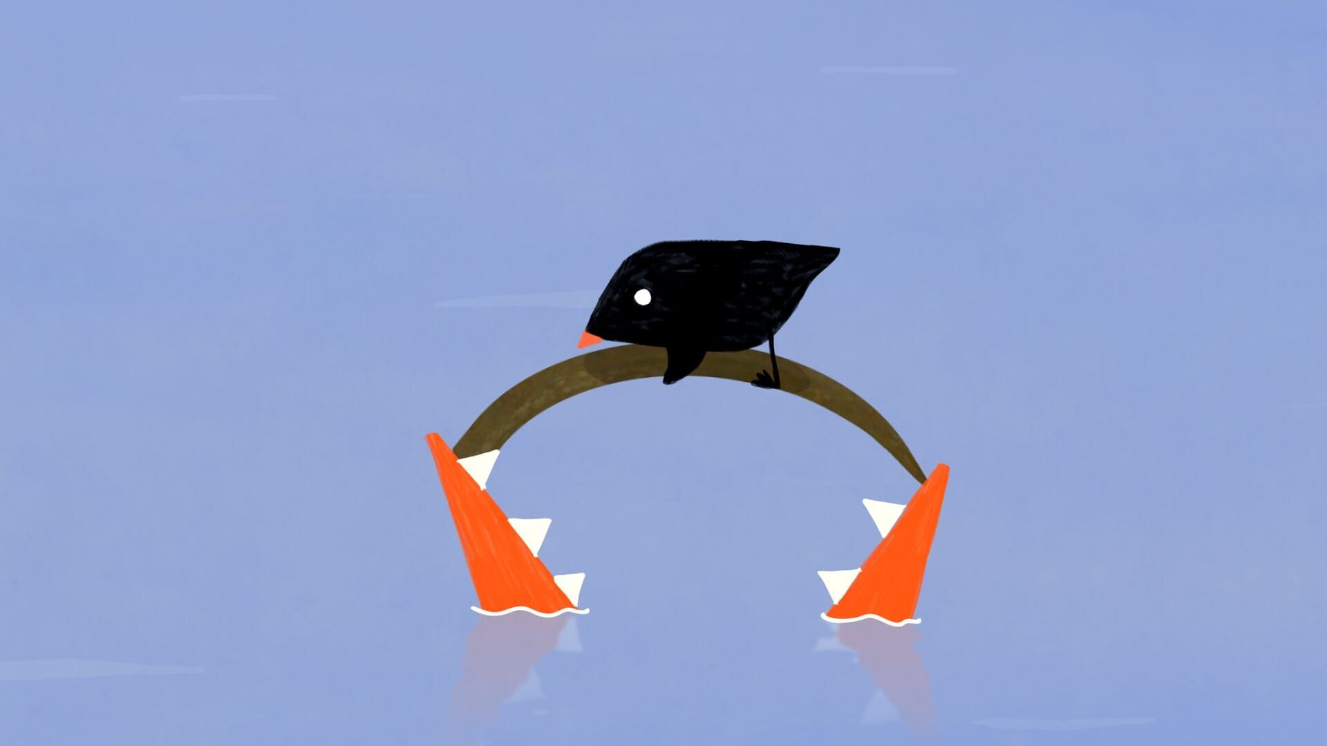 Der kleine Vogel und die Raupe