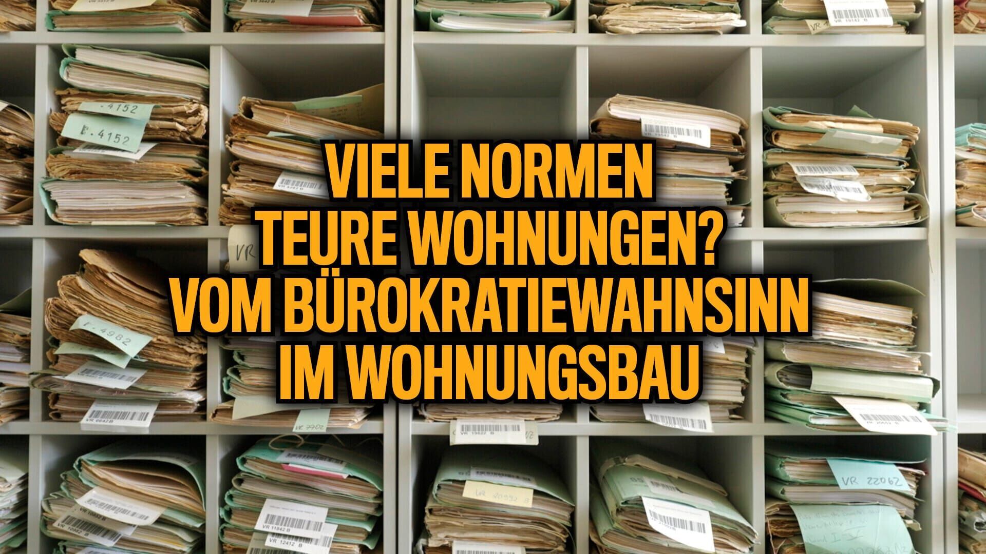 Viele Normen – Teure Wohnungen?