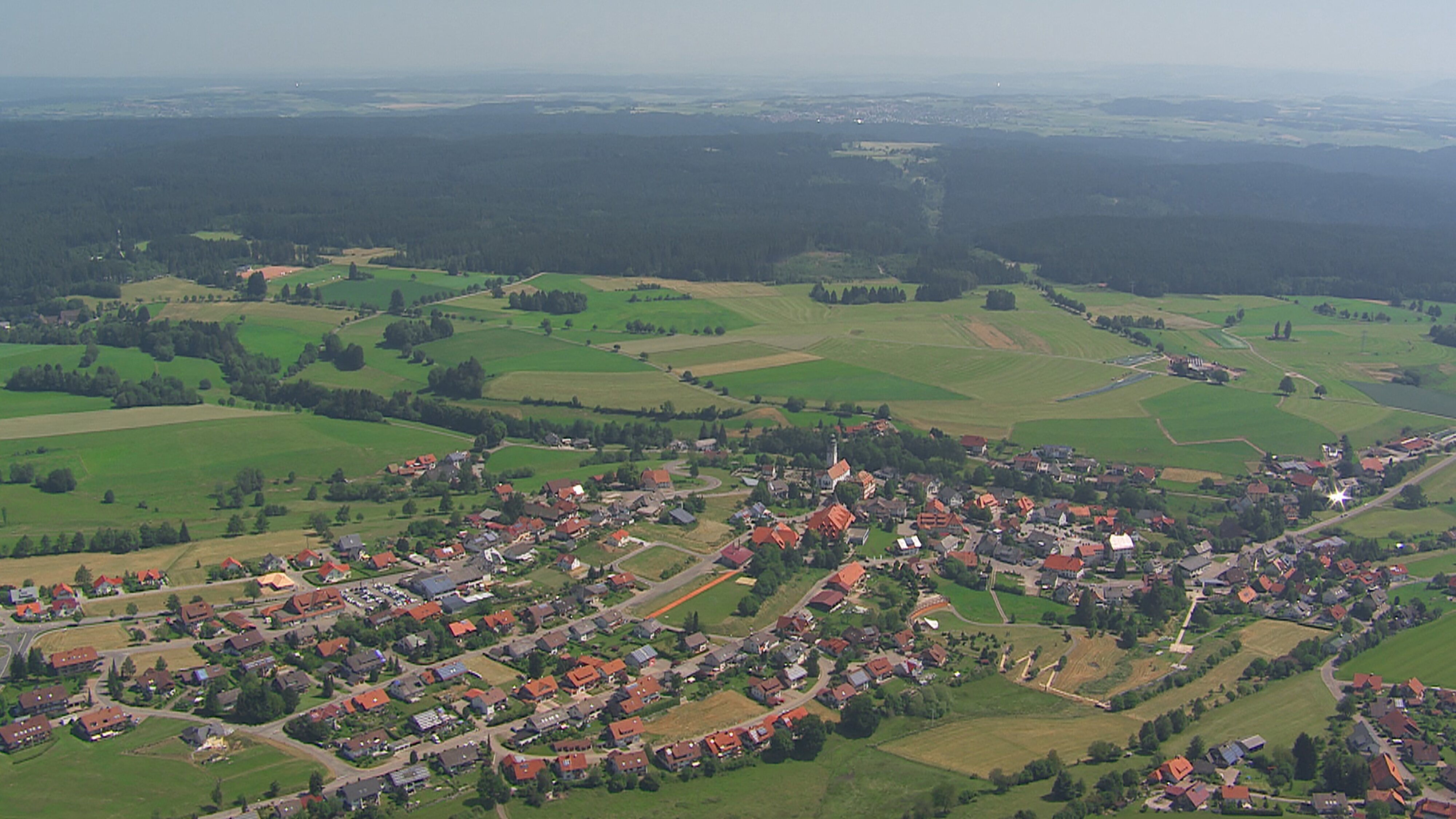 Der Südwesten von oben