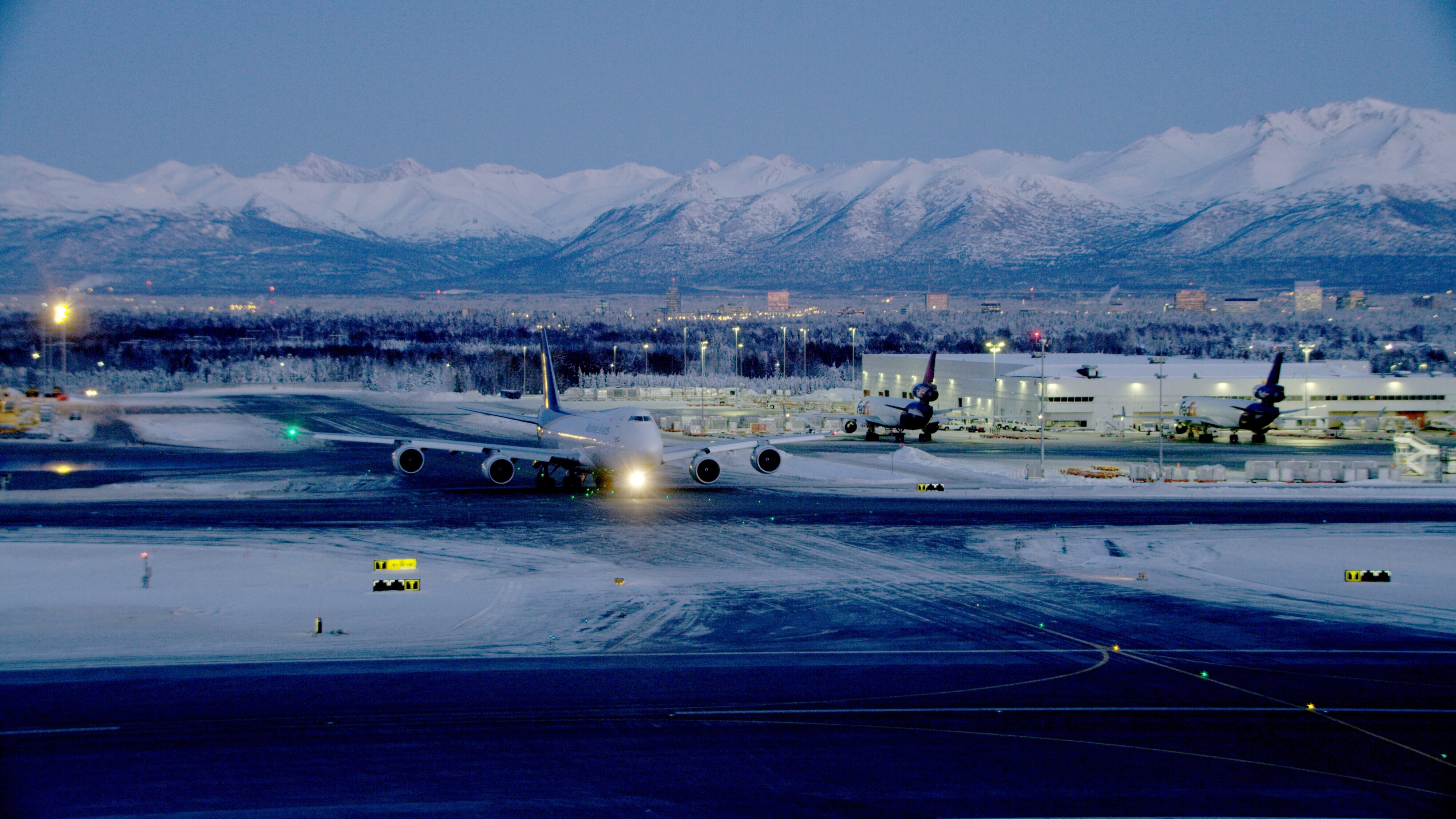 Ice Airport Alaska