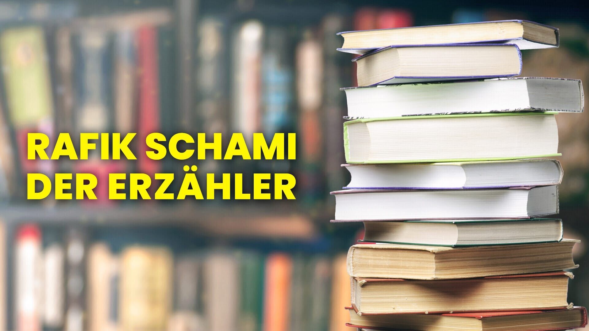 Rafik Schami – Der Erzähler