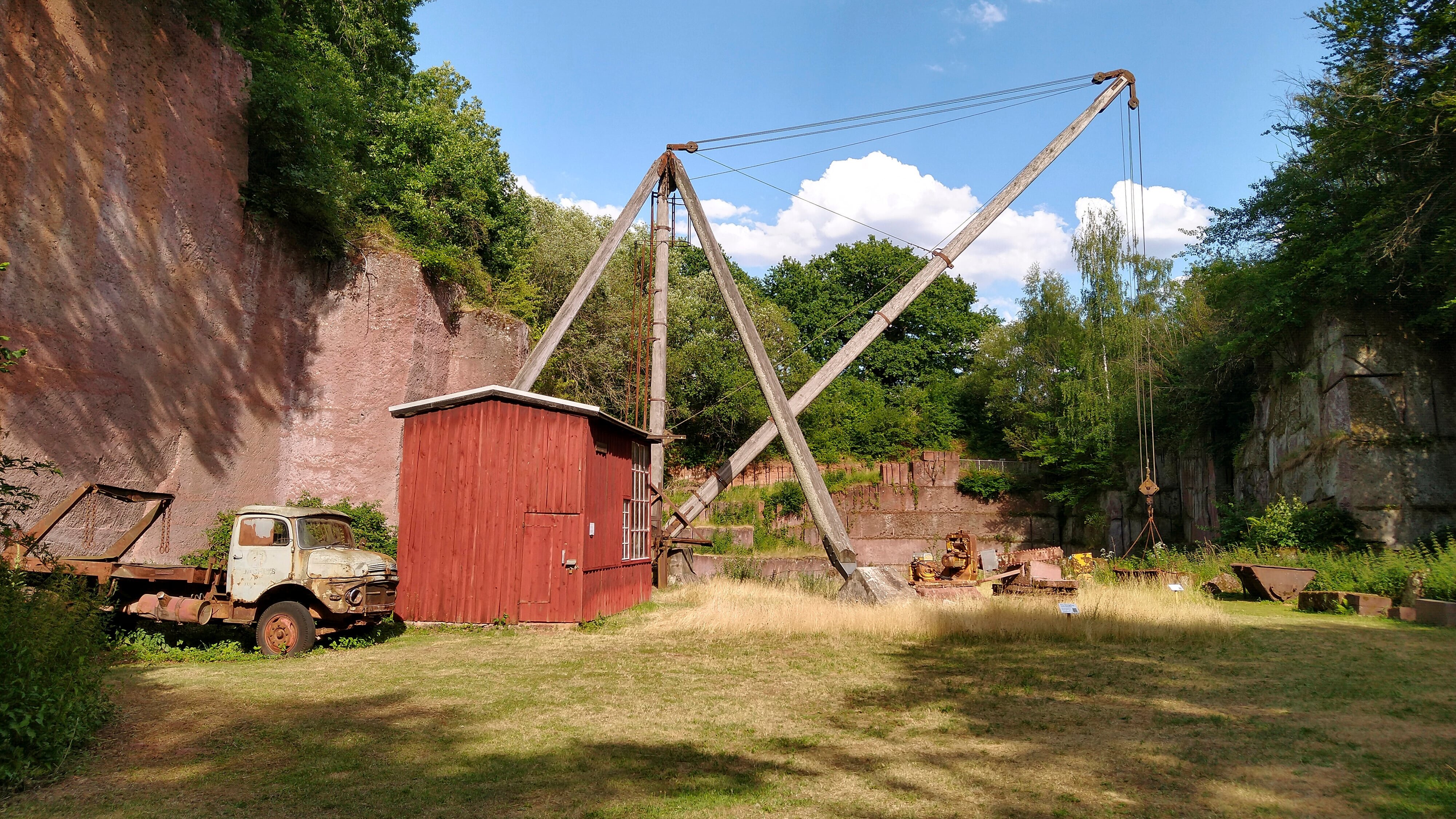 Ein Holzkran für Michelnau