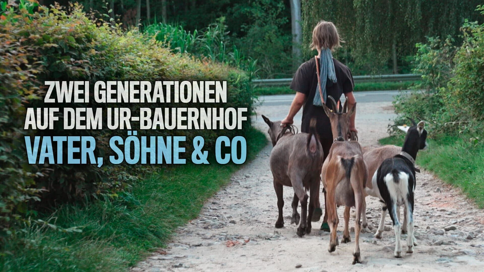Zwei Generationen auf dem Ur-Bauernhof