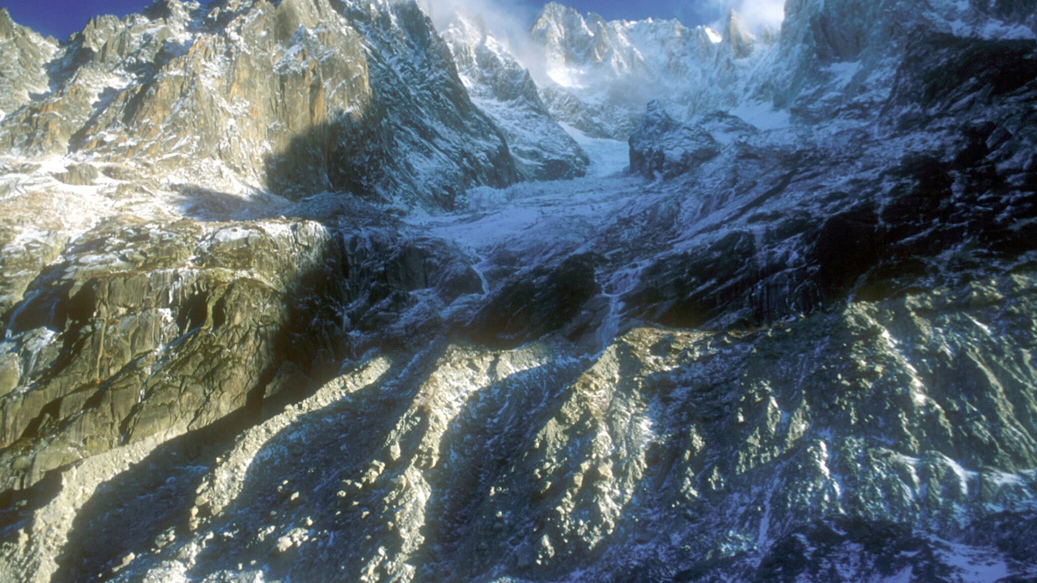 Die Gletscher des Mont Blanc