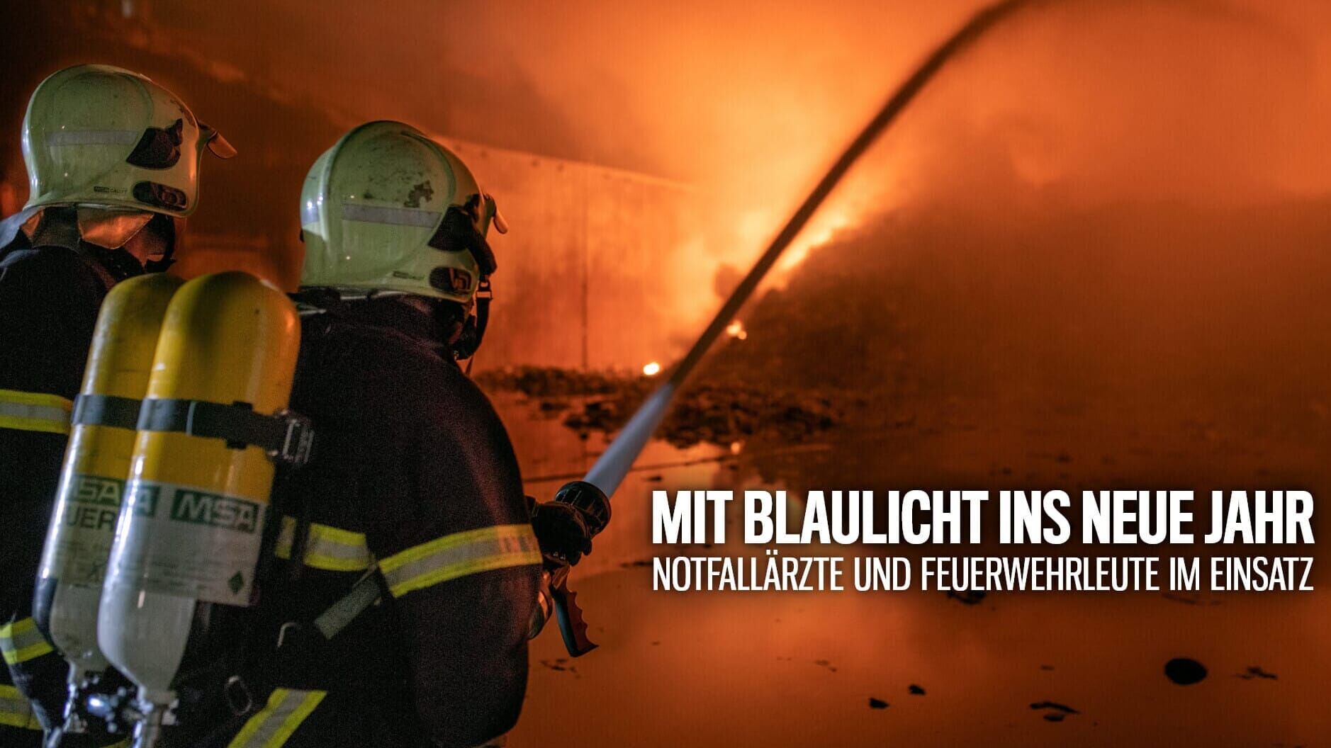 Mit Blaulicht ins neue Jahr