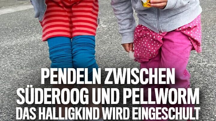 Pendeln zwischen Süderoog und Pellworm