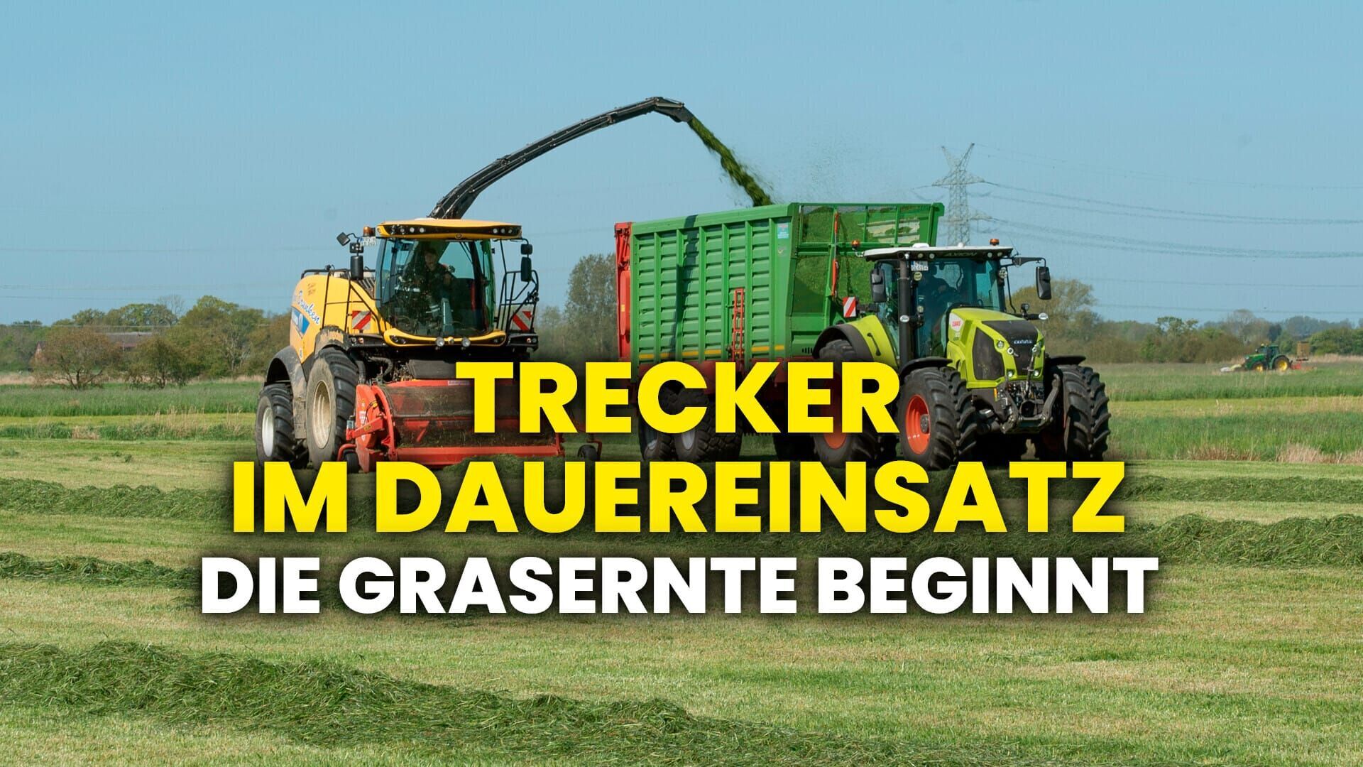 Trecker im Dauereinsatz