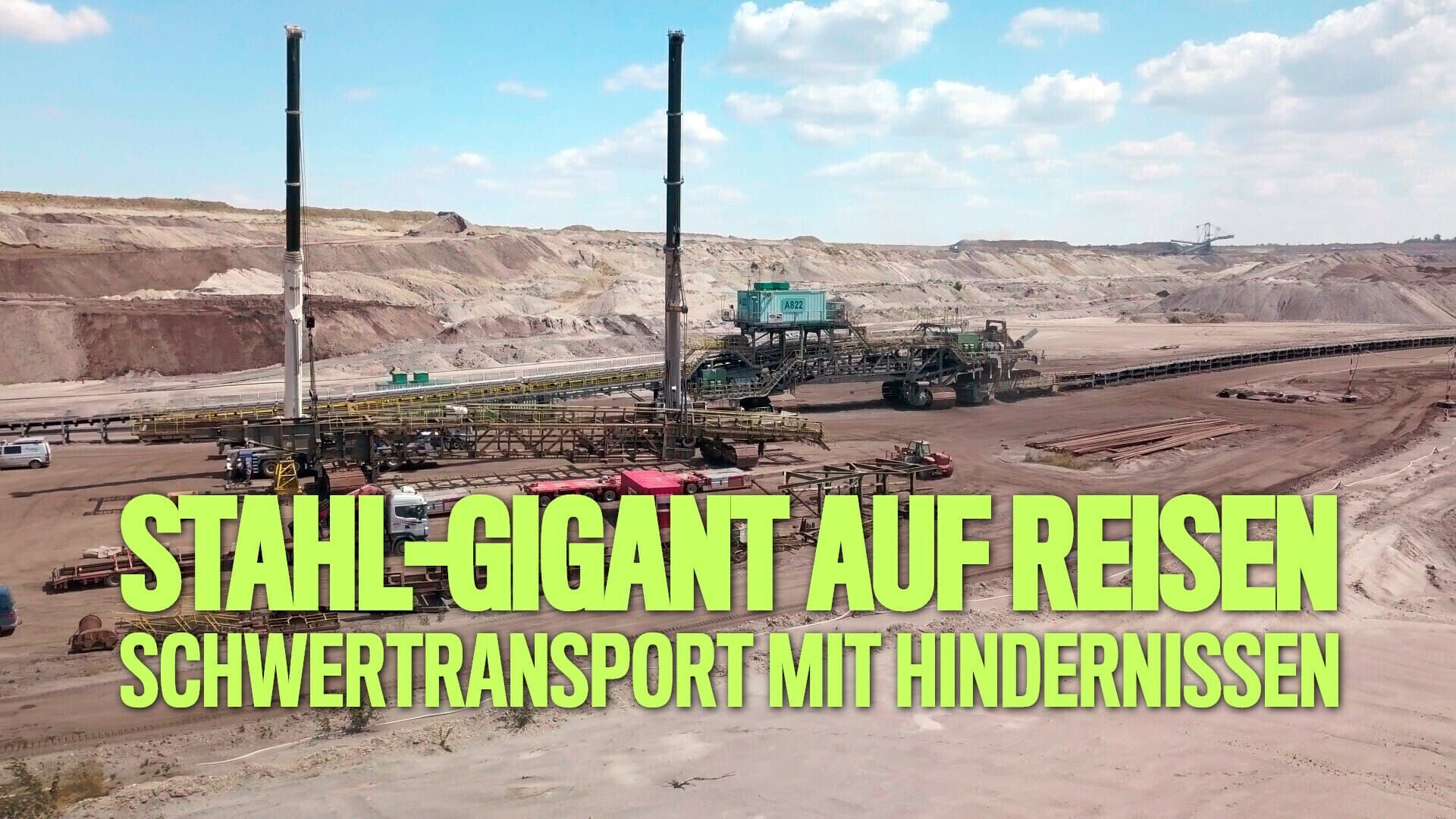 Stahl-Gigant auf Reisen – Schwertransport mit Hindernissen