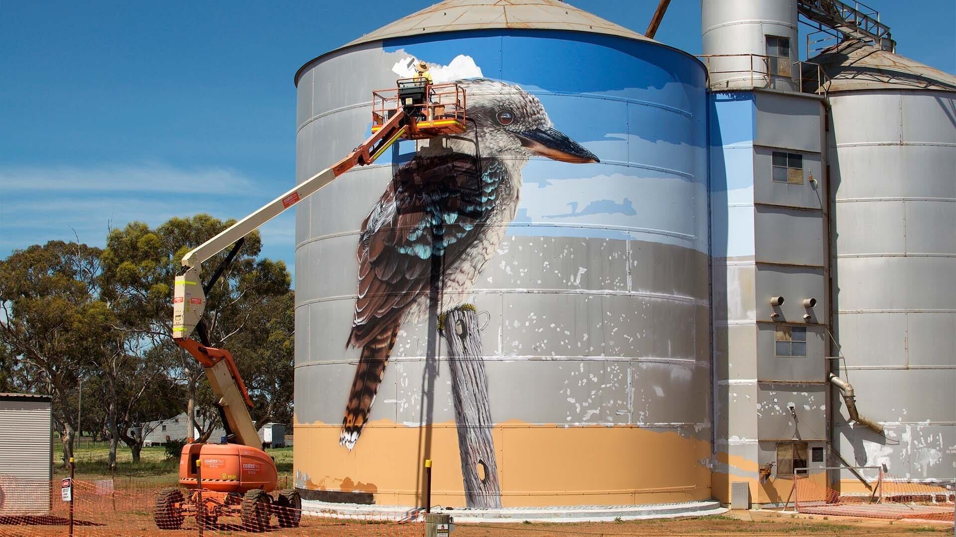 Australien: Wenn Kunst auf Silos trifft