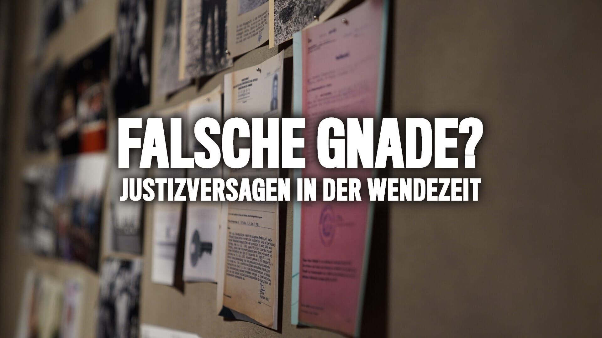 Falsche Gnade? – Justizversagen in der Wendezeit