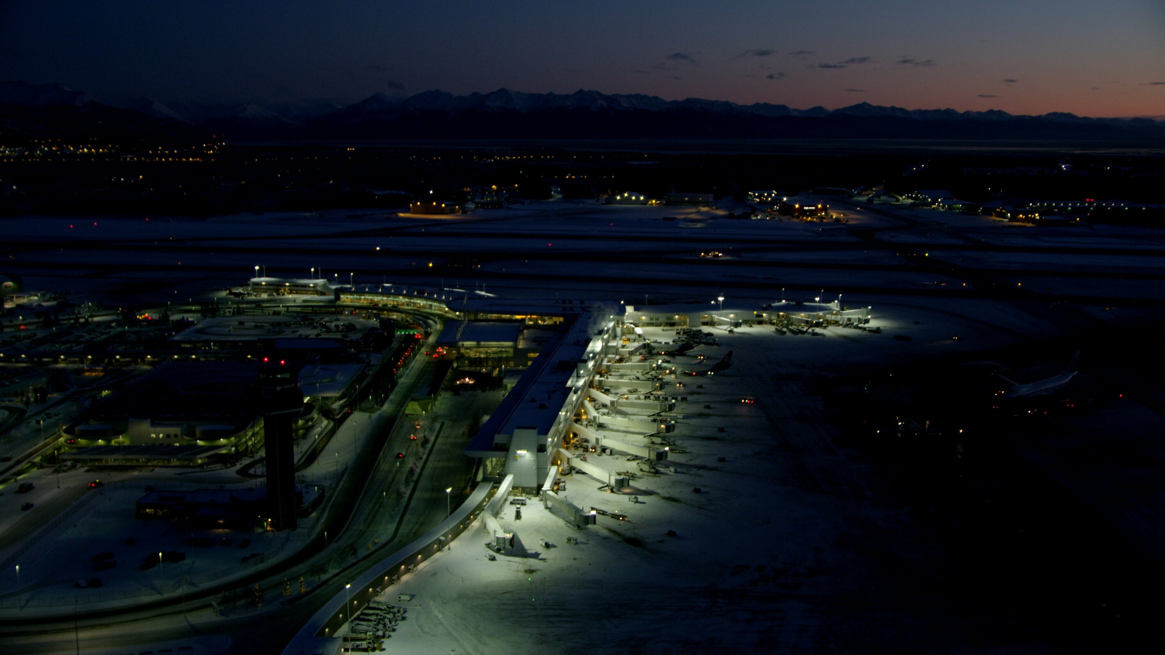 Ice Airport Alaska