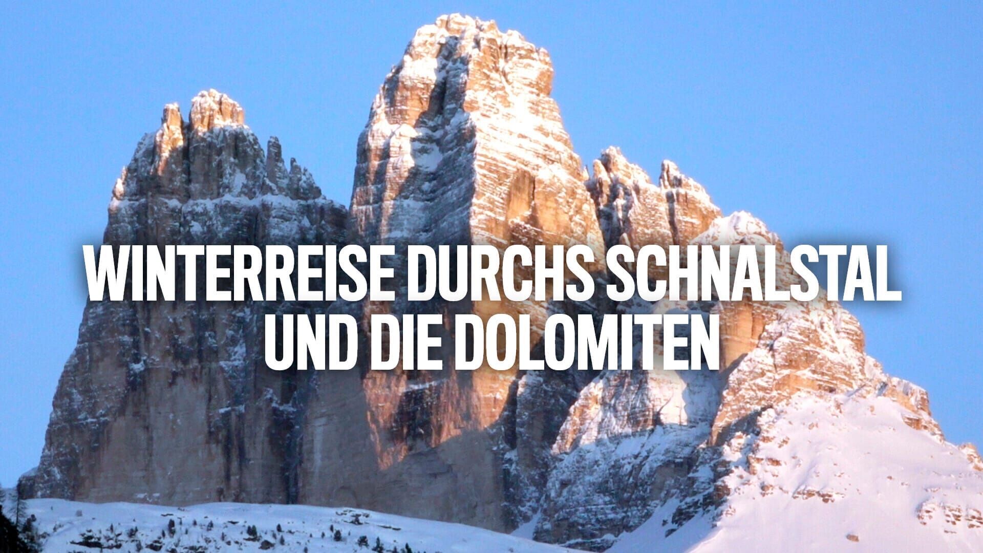 Winterreise durchs Schnalstal und die Dolomiten