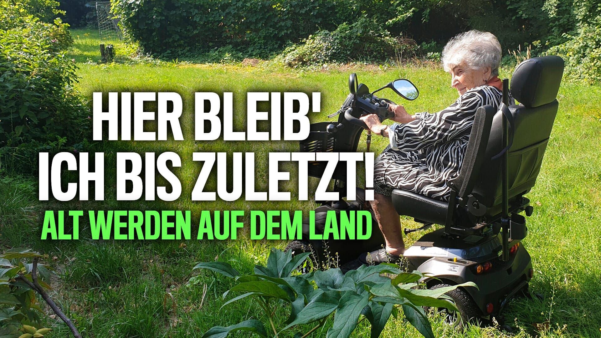 Hier bleib' ich bis zuletzt!