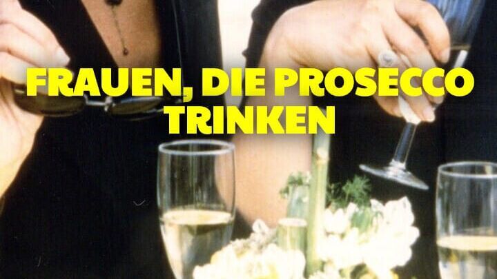 Frauen die Prosecco trinken