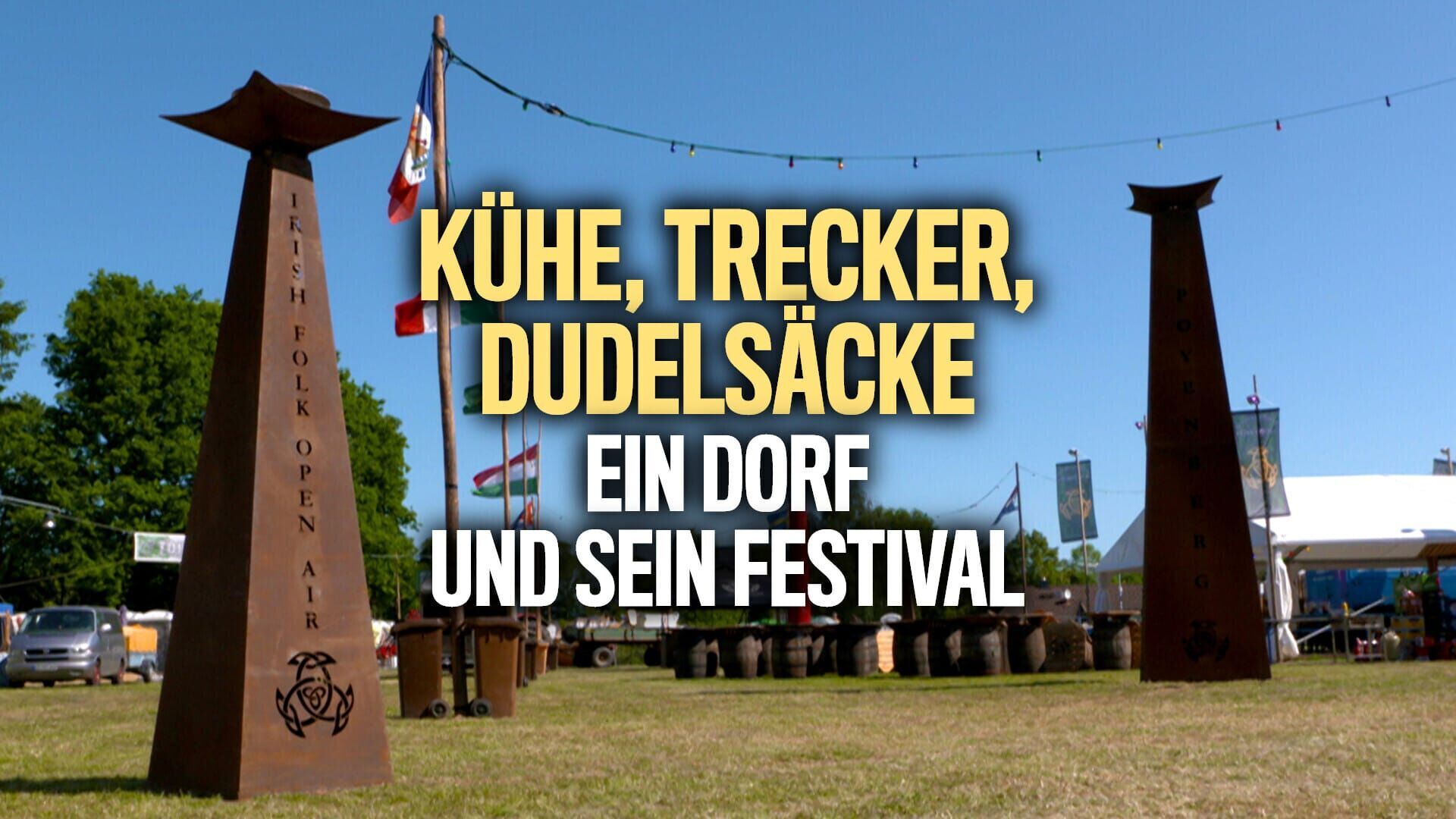Kühe, Trecker, Dudelsäcke
