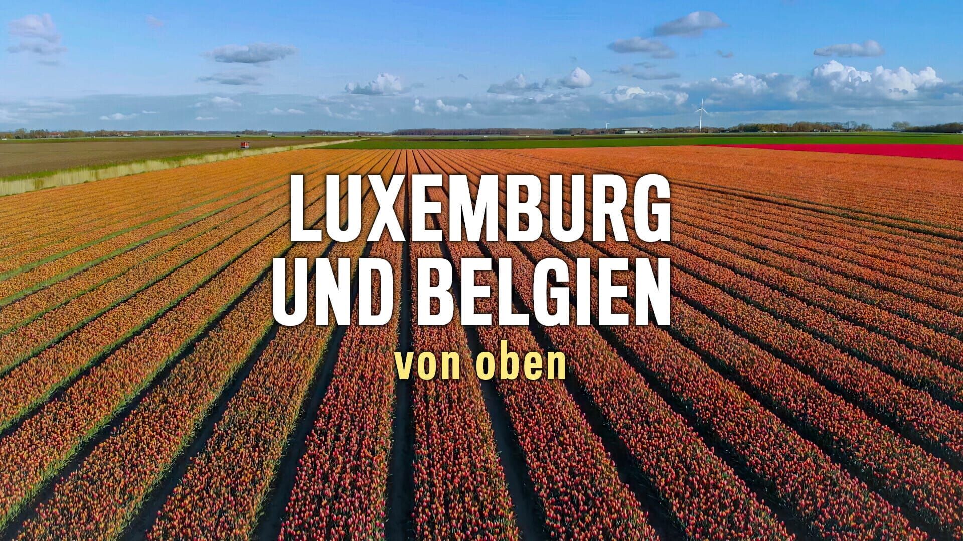 Luxemburg und Belgien von oben