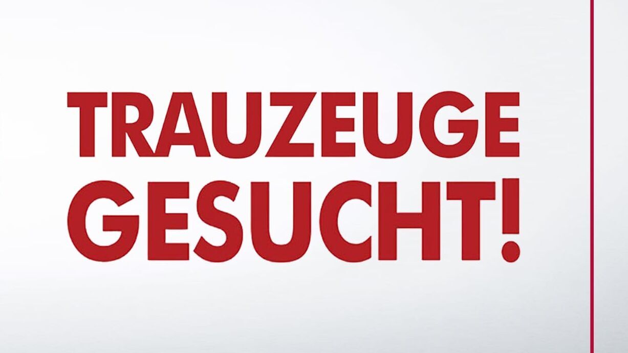 Trauzeuge gesucht