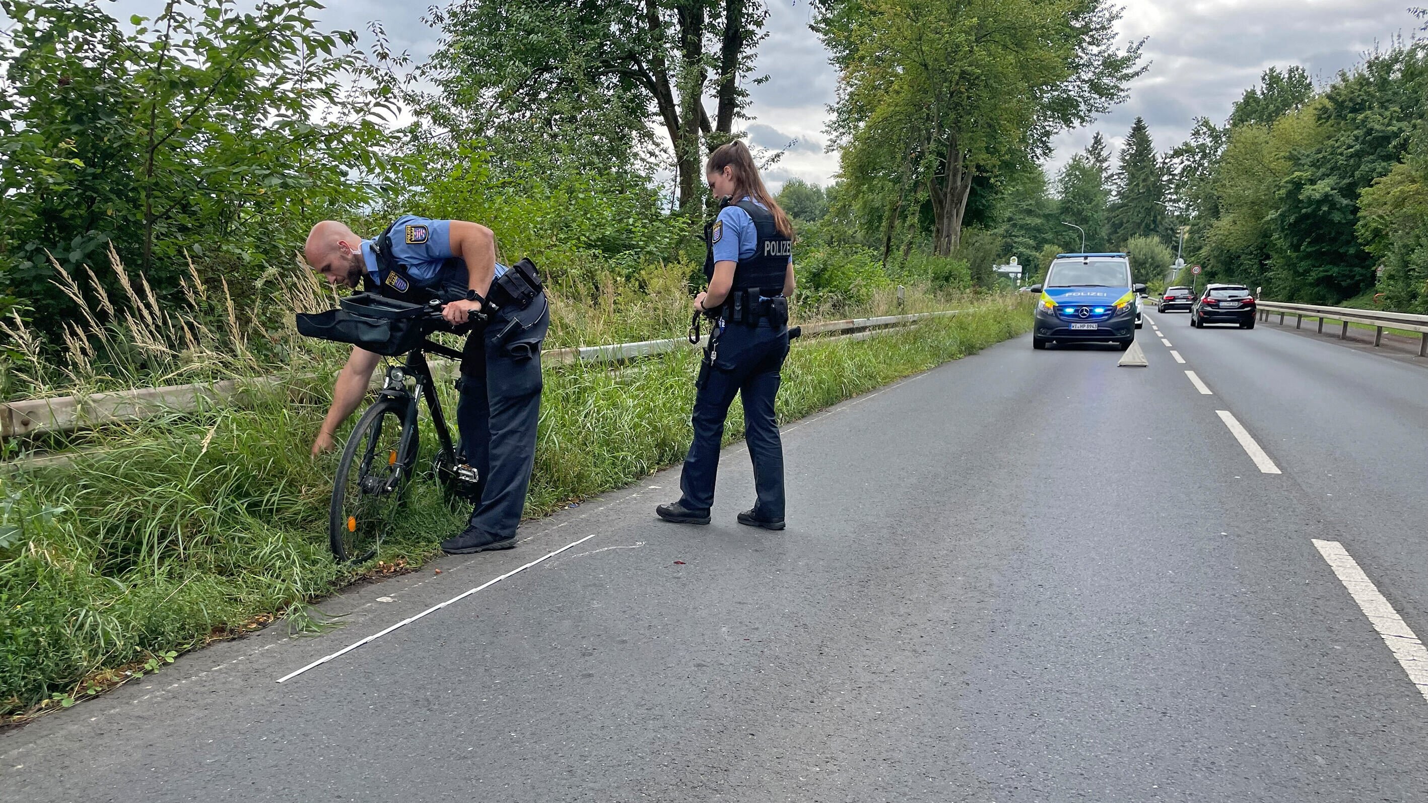 Polizei im Einsatz