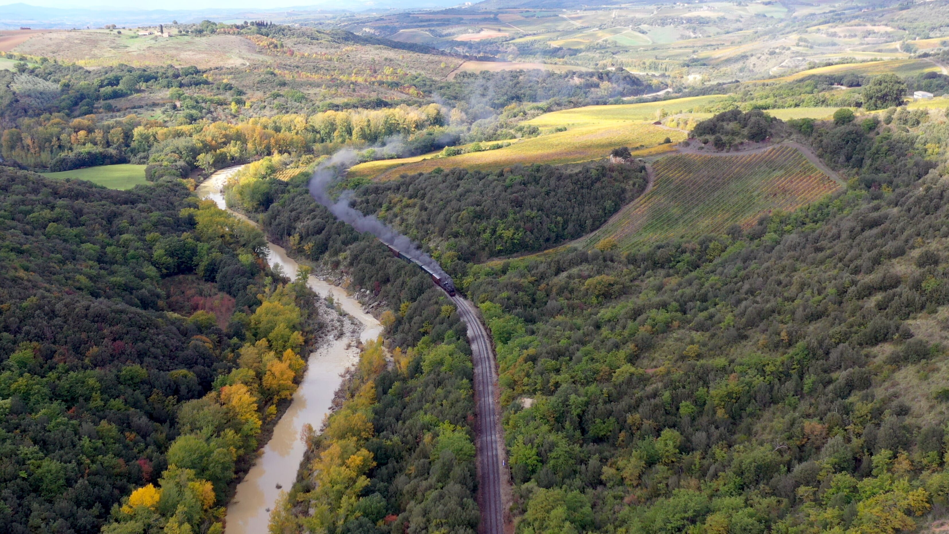 Dampfende Züge, dampfende Küchen in der Toskana