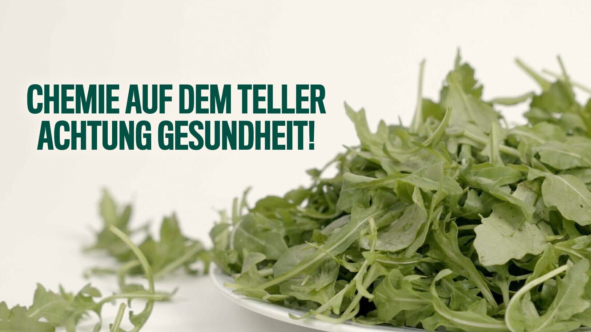 Chemie auf dem Teller: Achtung Gesundheit!