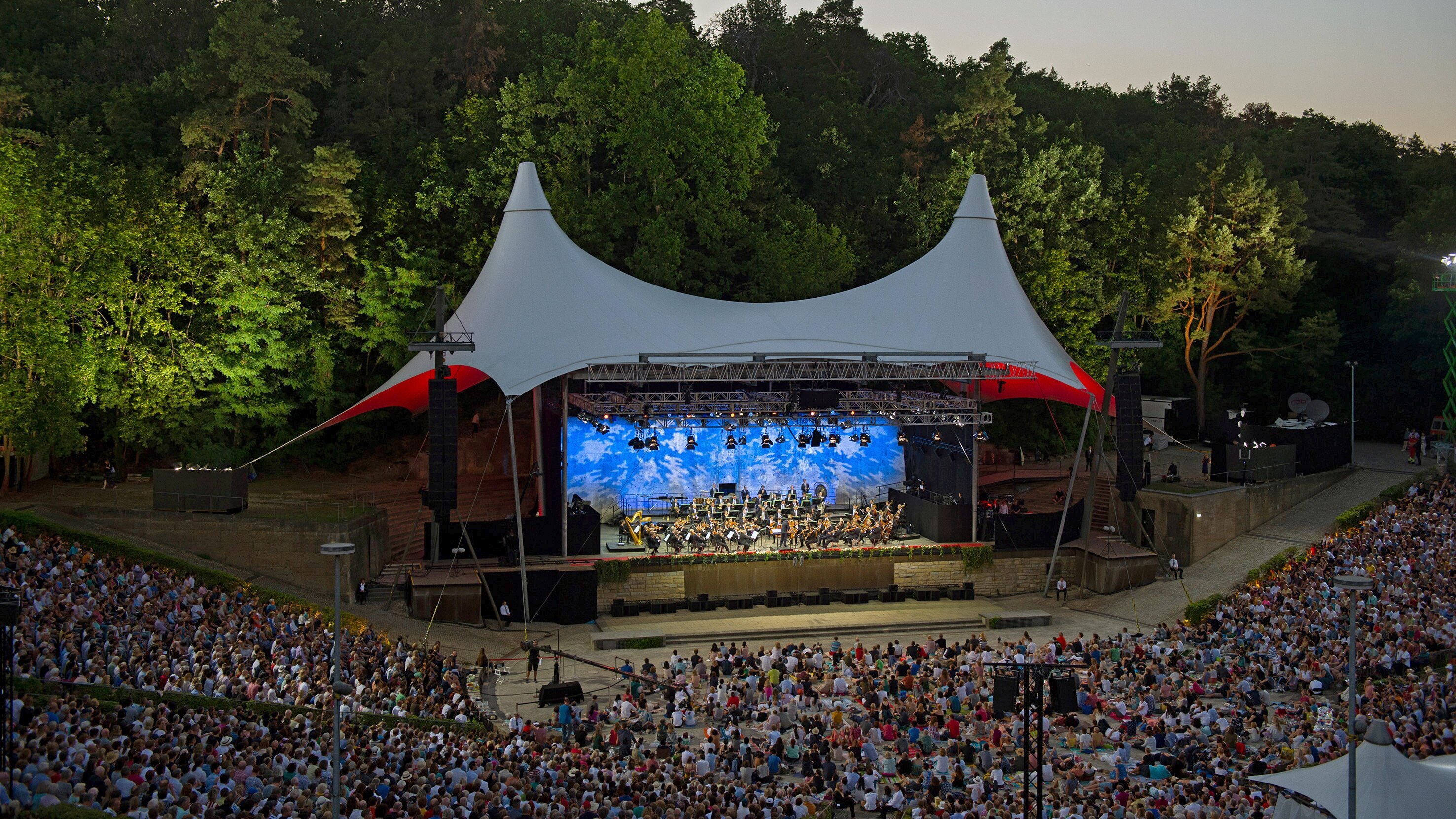 Die Berliner Philharmoniker in der Waldbühne