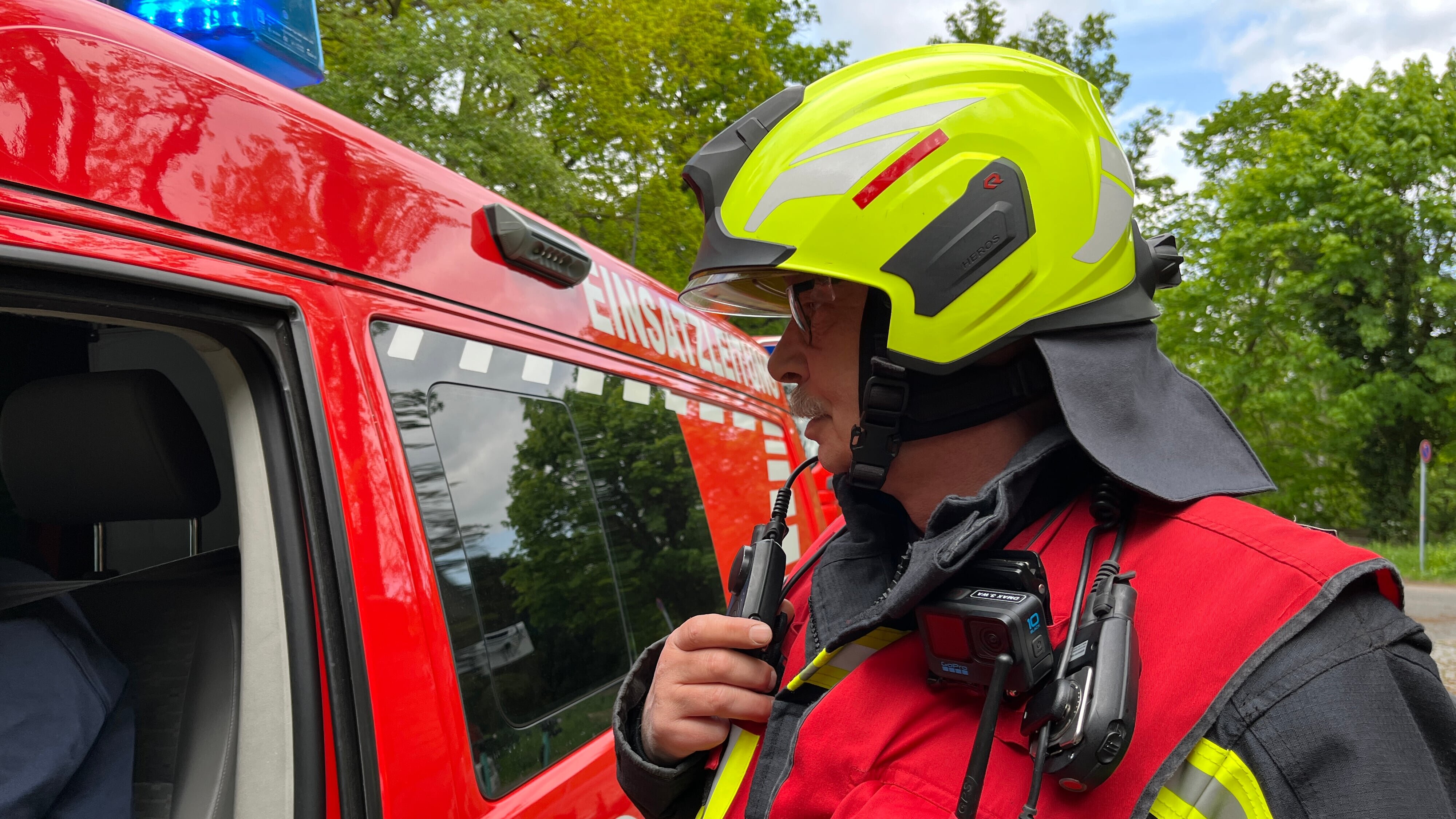 112: Feuerwehr im Einsatz