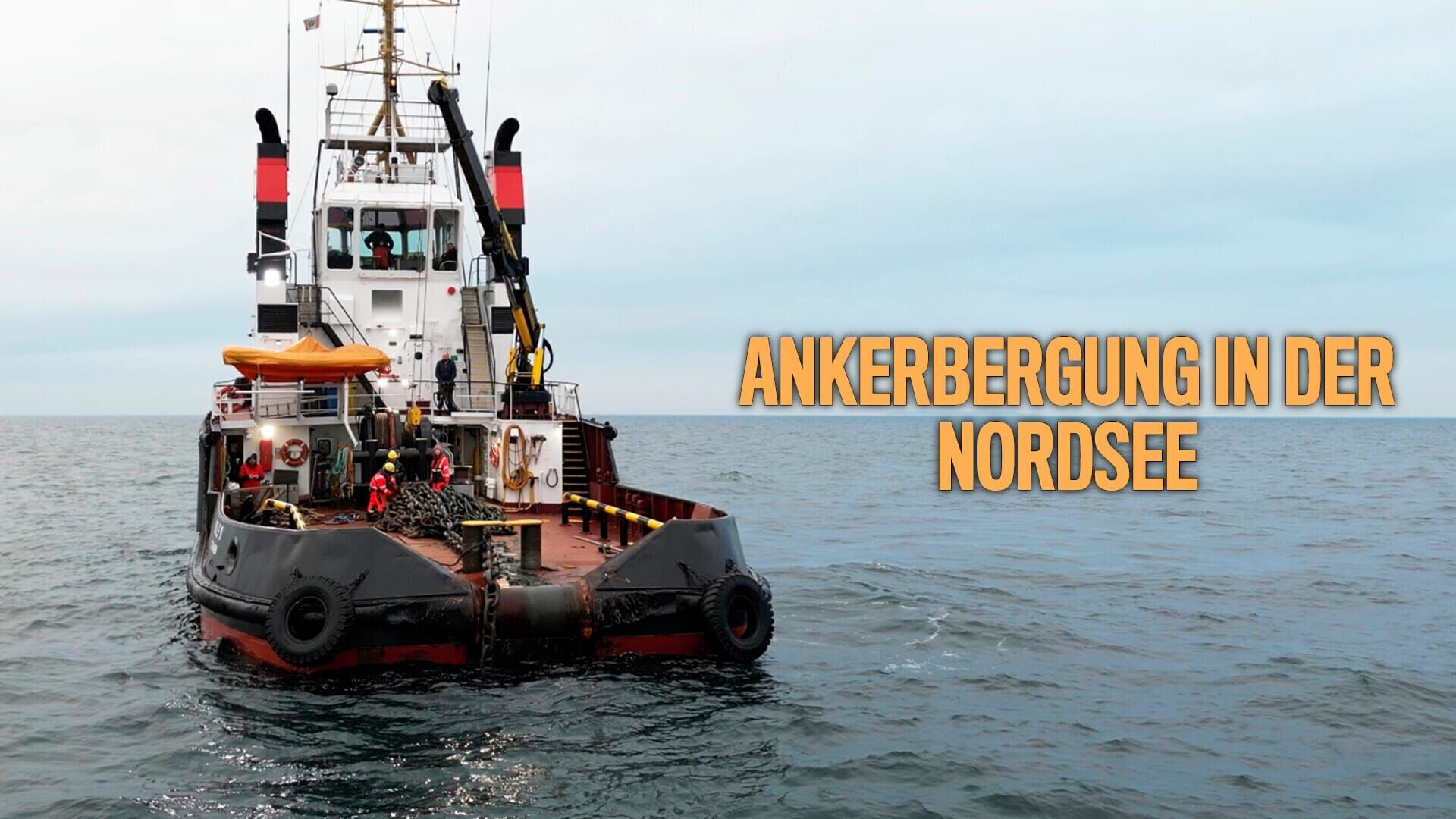 Ankerbergung in der Nordsee