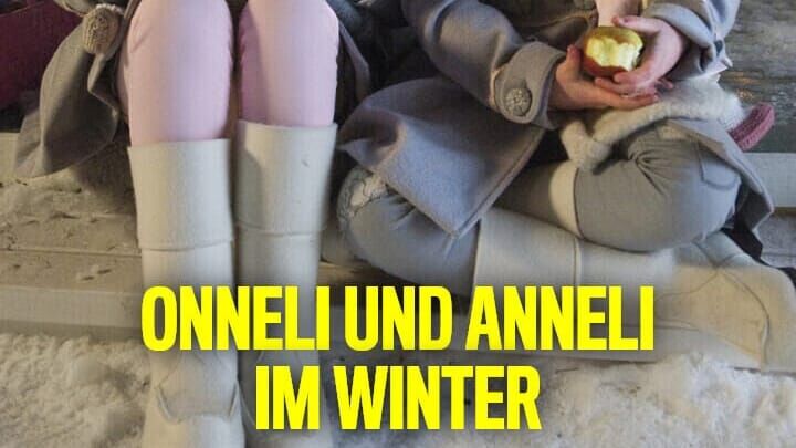 Onneli und Anneli im Winter